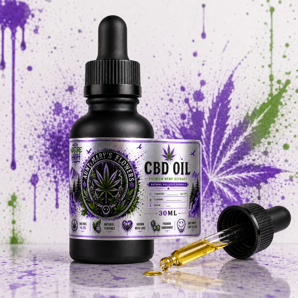 1500mg | Full Spectrum CBD Oil | (30ml)