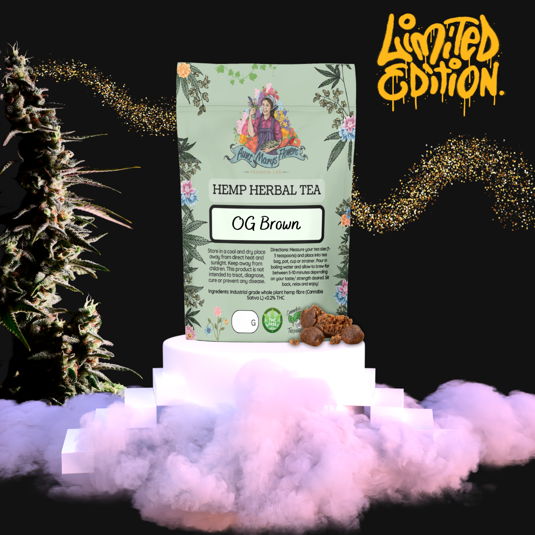 CBD Flower UK OG Brown Aunt Mary's Flowers Best CBD Flower UK