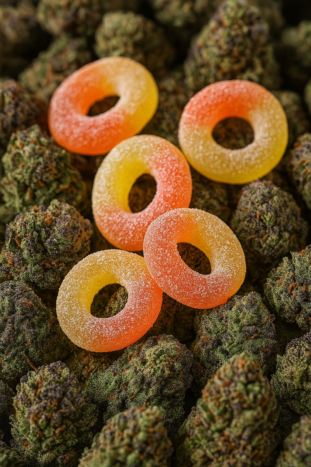 (Vegan) Sour Peach Rings | CBD Gummies | 800mg